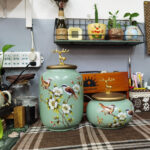 Green Tea Caddy Ceramic Loose Tea Tin photo review