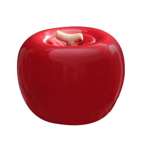 9.1x7.5cm Apple Fruit Creative Porcelain Tea Box 5
