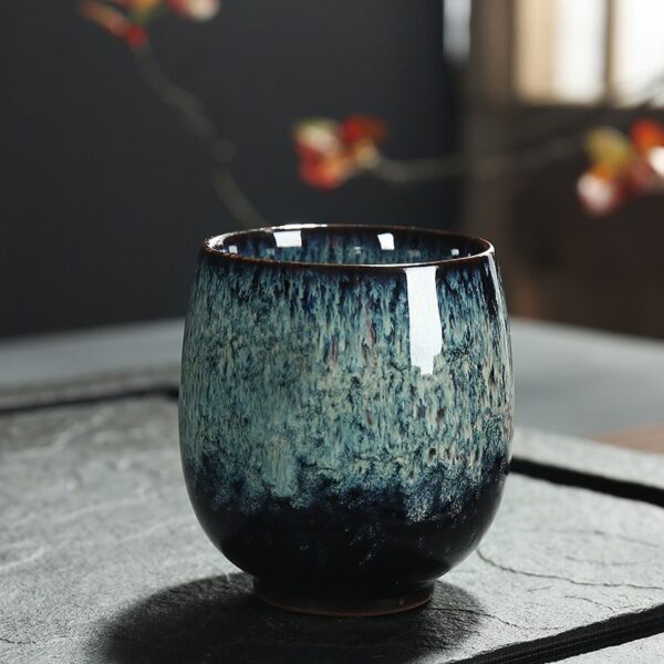 Stunning Ceramic Chinese Kung Fu Teacup 150ml 2