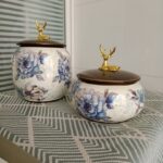 Peony Tea Caddy Ceramic Loose Tea Tin photo review