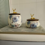 Peony Tea Caddy Ceramic Loose Tea Tin photo review