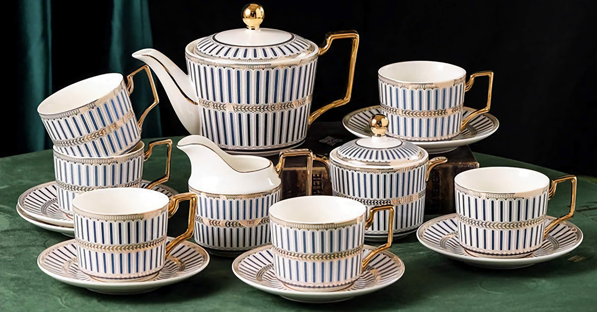 british tea set