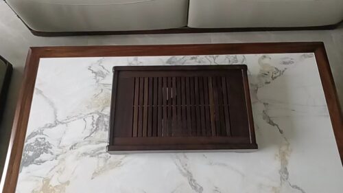 Drawer-type Tea Tray with Water Storage and Drainage photo review
