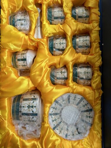 Click to view full screen Time English Tea Set Bone China Teapot Set photo review