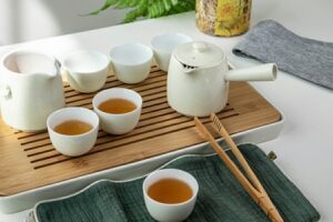 Plum Japanese Kungfu Tea Set with Tray 9 Pieces photo review