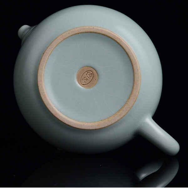 TP1TF005 12 Blue Sky Chinese Teapot Ceramic for Gongfu Cha 7.4 Oz