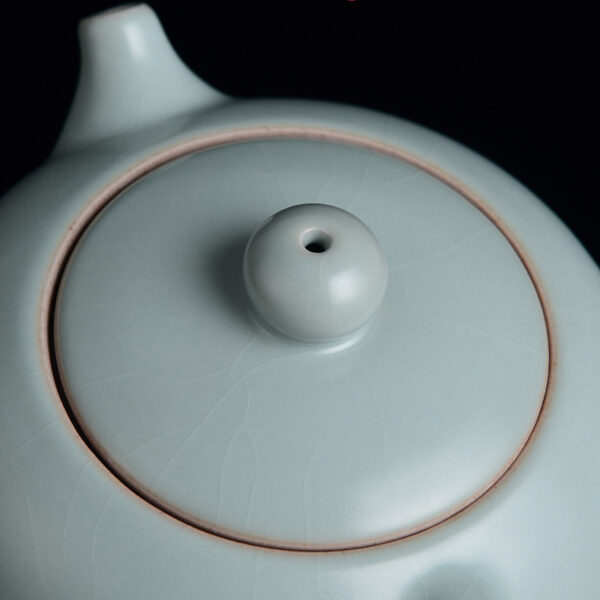 TP1TF005 8 Blue Sky Chinese Teapot Ceramic for Gongfu Cha 7.4 Oz