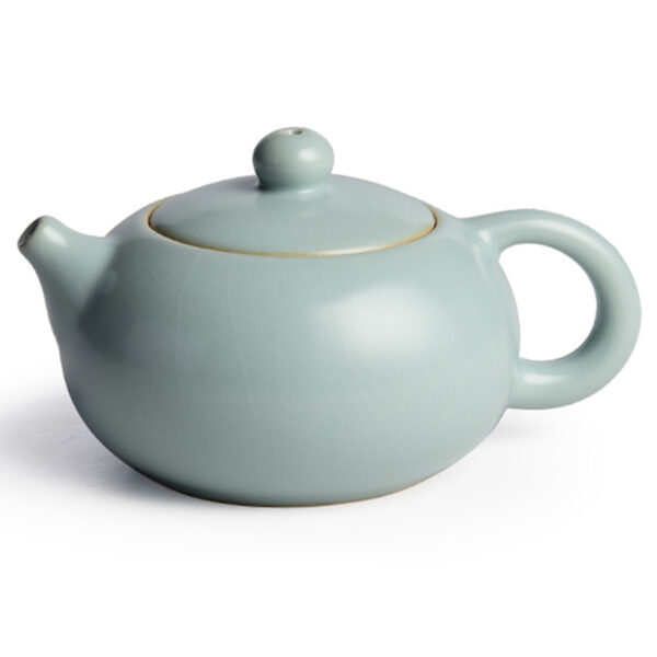 TP1TF005 FF Blue Sky Chinese Teapot Ceramic for Gongfu Cha 7.4 Oz