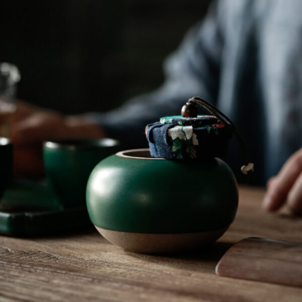 TS0CDW001 b4 Pure Color Gongfu Tea Set Modern Teapot Set