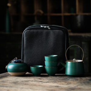 TS0CDW001 vv8 Pure Color Gongfu Tea Set Modern Teapot Set