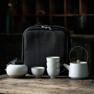 TS0CDW001 vv9 Pure Color Gongfu Tea Set Modern Teapot Set