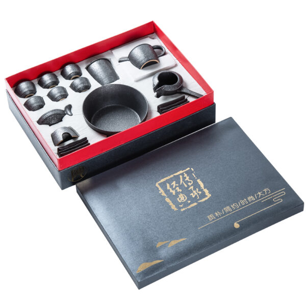 TS0GY011 8 Stone Japanese Kung Fu Tea Set for Gongfu Cha 18 Pieces
