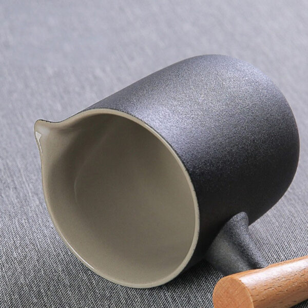 TS0JS001 5 Chinese Travel Tea Set with Wooden Handle Mug Free Customized