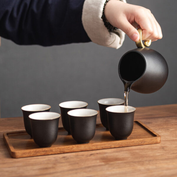 TS0QS001 2 Automatic Lazy Ceramic Gongfu Tea Set Free Customized