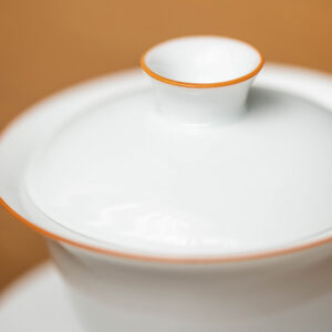 TS0SX062 d2 Pure White Gaiwan Gongfu Tea Set Porcelain with Tray