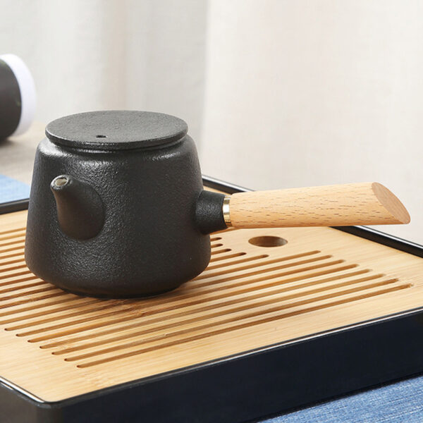 TS1NS001 B2 Pottery Japanese Gongfu Tea Set with Tray Free Customized