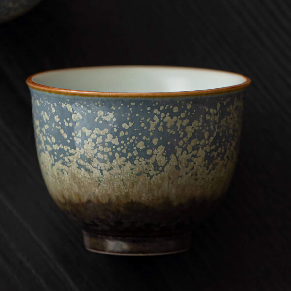 Starlit Sky Japanese Gongfu Tea Set with Tray - Image 8