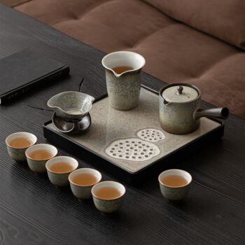 Starlit Sky Japanese Gongfu Tea Set with Tray