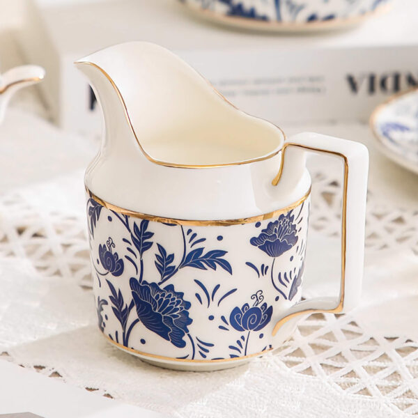 Classic Blue-and-White English Tea Set Porcelain Teapot Set - Image 5