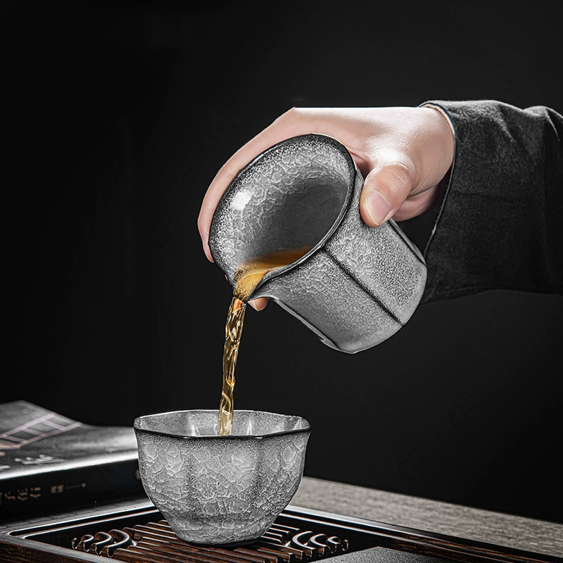 Black Ice Chinese Kung Fu Tea Set Porcelain - Image 6