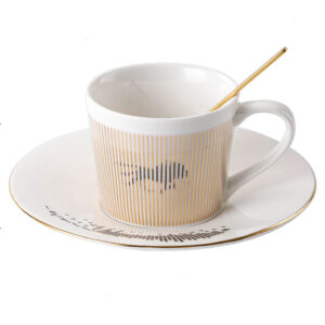 TSB10BB001 v7 Moving Reflection Tea Cup and Saucer Set Porcelain