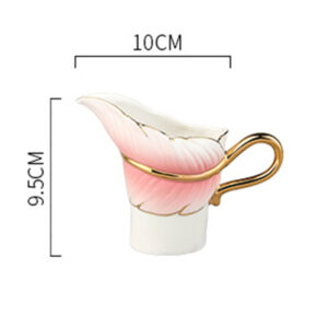 TSB10BB005 S1 Feather Enamel Tea Set Porcelain Coffee Set