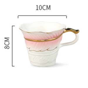 TSB10BB005 S3 Feather Enamel Tea Set Porcelain Coffee Set