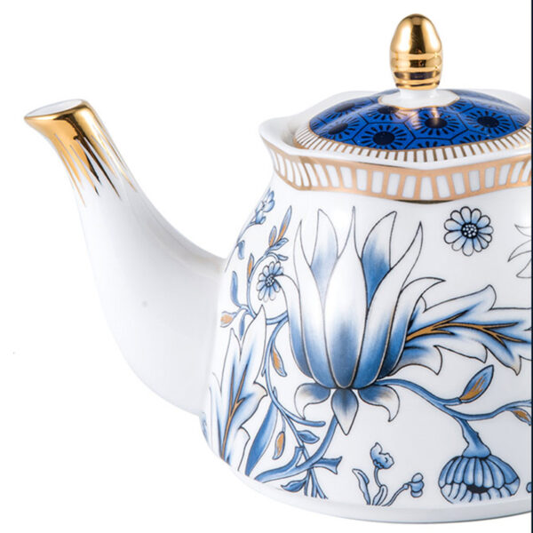 TSB11BB002 5 Vintage Blue White Tea Set for One Porcelain