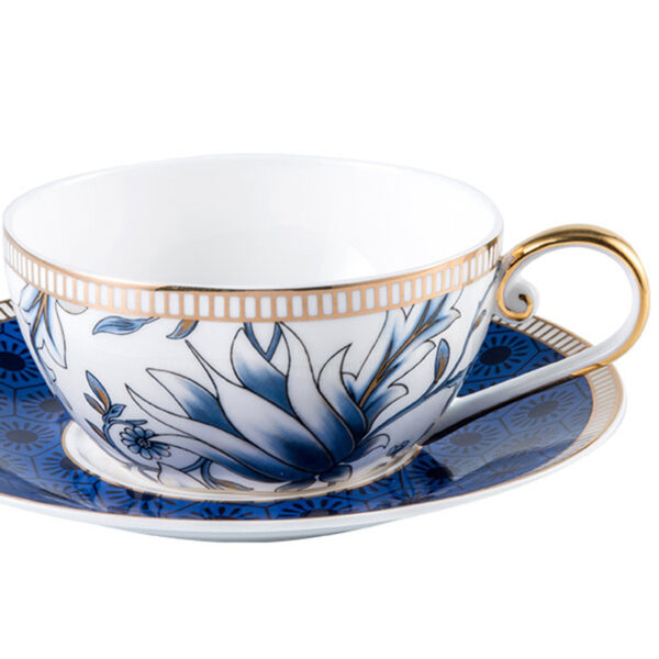 TSB11BB002 6 Vintage Blue White Tea Set for One Porcelain