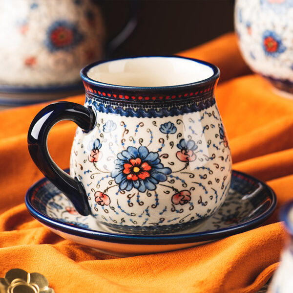 TSB11BB003 3 10-Piece Flowers Polish Teapot Set Porcelain Tea Set