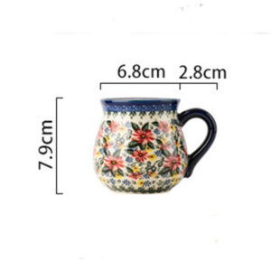 TSB11BB003 D6 10-Piece Flowers Polish Teapot Set Porcelain Tea Set