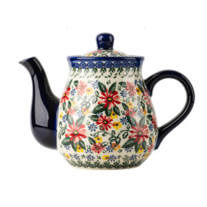 TSB11BB003 d3 10-Piece Flowers Polish Teapot Set Porcelain Tea Set