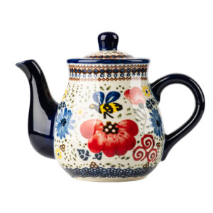 TSB11BB003 d4 10-Piece Flowers Polish Teapot Set Porcelain Tea Set