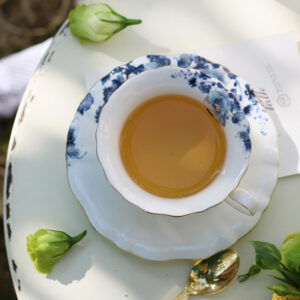 TSB11BB005 d4 Flowers English Tea Set with Holder China Coffee Set