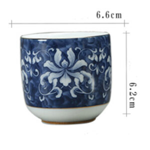 TSB11BB006 D4 7-Piece Chinese Blue White Teapot Set Porcelain
