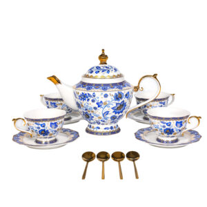 TSB11BB010 VBB 1 Floral Afternoon Tea Set Bone China Teapot Set