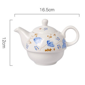 TSB11BB011 D1 Flower Tea Set for One Porcelain