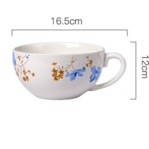 TSB11BB011 D2 Flower Tea Set for One Porcelain