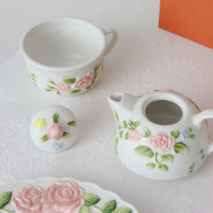 TSB11BB013 3 Creative Roses Tea for One Set Porcelain