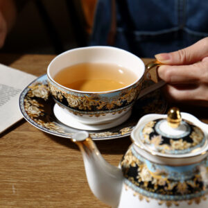 TSB11BB014 D2 Vintage English Tea for One Set Bone China