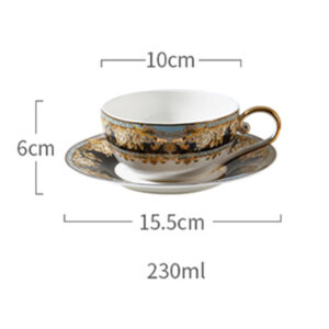 TSB11BB014 D7 Vintage English Tea for One Set Bone China