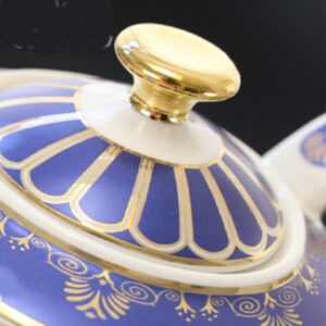 TSB12BB006 2 Stylish English Porcelain Teapot Set with Tray
