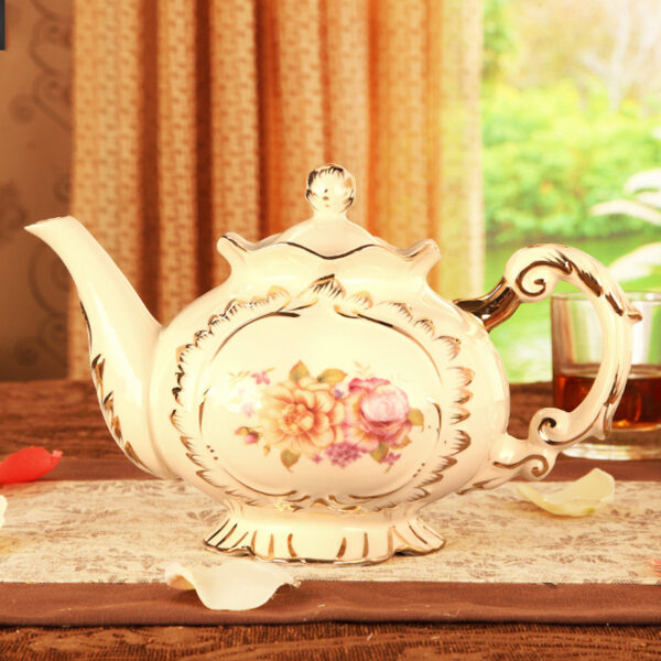 TSB12BB023 2 Vintage English Tea Set Porcelain Luxury Teapot Set