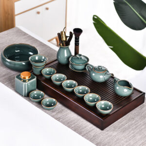 TSB13BB003 V6 Celadon Chinese Gongfu Tea Set Porcelain