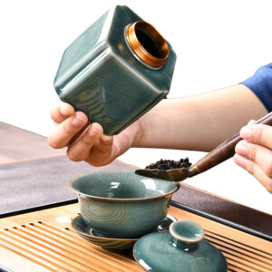 TSB13BB003 d1 Celadon Chinese Gongfu Tea Set Porcelain