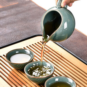 TSB13BB003 d3 Celadon Chinese Gongfu Tea Set Porcelain