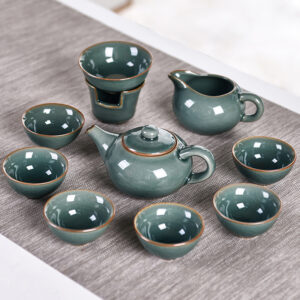 TSB13BB003 d5 Celadon Chinese Gongfu Tea Set Porcelain