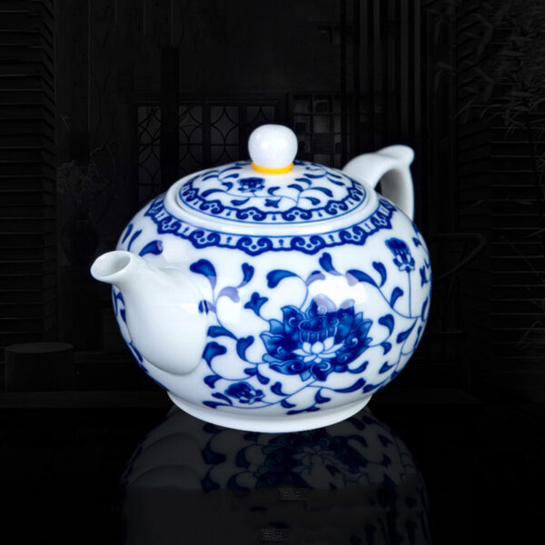 TSB13BB014 3 Upscale Blue and White Chinese Gongfu Tea Set