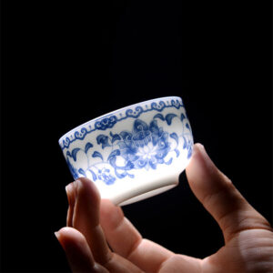 TSB13BB014 D3 Upscale Blue and White Chinese Gongfu Tea Set