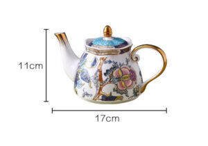 TSB15BB023 d3 Feicui Tea for One Set Bone China Teapot Set